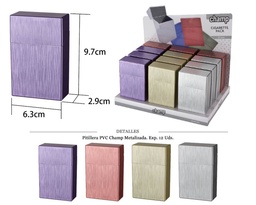[127.13013] PITILLERA PVC CHAMP BRUSHED COLORS 12 UDS