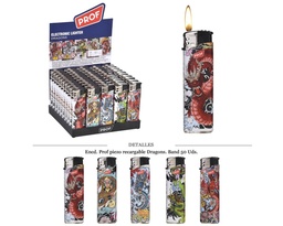 [200.1018] ENCD. PROF PIEZO RECARGABLE DRAGONS 50 UDS