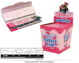 [115.60515] MONKEY KING KS SLIM+TIPS SMELL BUBBLEGUM 24 UDS