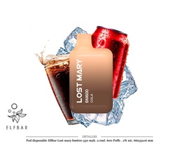 [111.95330] POD DES. LOST MARY BM600 COLA 20MG 2ML