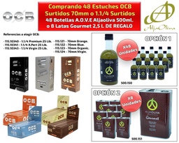[00.01101] OCB 1.1/4 O REGULAR 48 EST + ACEITE AOVE DE REGALO