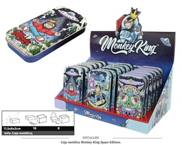 [116.250] CAJA METALICA MONKEY KING SPACE 18 UDS