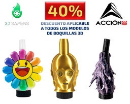 [00.01800] BOQUILLAS 3D LIQUIDACION