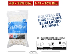 [113.04703] FILTRO SLOOW SLIM LONG 6MM 1X1000 UDS