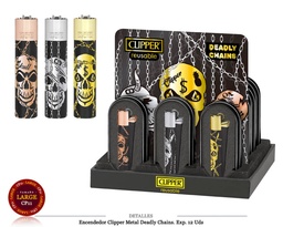 [200.934907] ENCD. CLIPPER METAL DEADLY CHAINS 12 UDS
