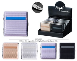 [127.05522] PITILLERA MET ANGELO CHECKER DISPLAY CLIP 20 CIG 12 UDS
