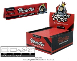[115.60466] MONKEY KING KS SLIM EXPERT STONERS RED 50 UDS