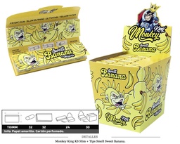 [115.60522] MONKEY KING KS SLIM+TIPS SMELL BANANA 24 UDS