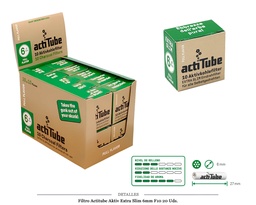 [113.00534] FILTRO ACTITUBE AKTIV EXTRA SLIM F10 20 UDS