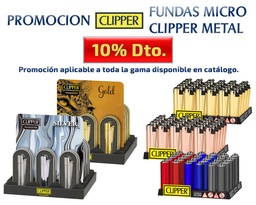 [00.01501] CLIPPER METAL Y FUNDAS MICRO PROMOCIÓN