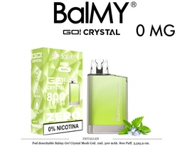 [111.95722] POD. DES. BALMY GO! CRYSTAL MINT 0MG 2ML