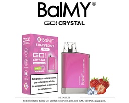 [111.95812] POD. DES. BALMY GO! CRYSTAL STRAWBERRY 20MG 2ML