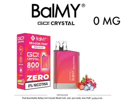 [111.95724] POD. DES. BALMY GO! CRYSTAL DRAGON FRUIT 0MG 2ML