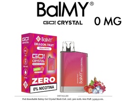 [111.95724] POD. DES. BALMY GO! CRYSTAL DRAGON FRUIT 0MG