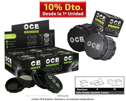 [125.100] GRINDER OCB ALUMINIO I.T.IND. 50x42MM 4P 6 UDS