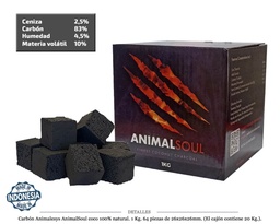 [124.75681] CARBON 1KG ANIMALESYS ANIMALSOUL 26MM 64 UDS