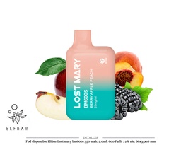 [111.95336] POD DES. LOST MARY BM600S BERRY APPLE PEACH 20MG 2ML