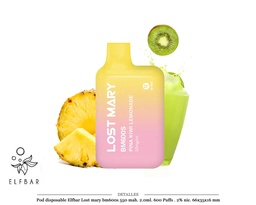 [111.95338] POD DES. LOST MARY BM600S PIÑA KIWI LEMONADE 20MG 2ML