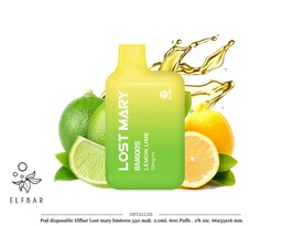 [111.95342] POD DES. LOST MARY BM600S LEMON LIME 20MG 2ML