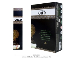 [126.380] INCIENSO GOLOKA OUD BLACK SERIES 15GR 12 UDS