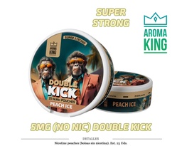 [110.92806] NICO POUCH AROMA KING PEACH ICE 5MG NO NIC 1 UD
