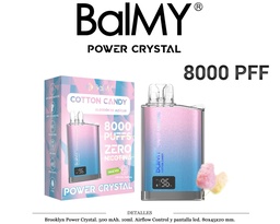 [111.98265] POD. DES. BALMY POWER CRYSTAL COTTON CANDY 0MG 10ML