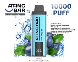 [111.94703] POD DES. ATING JUMBO VAPE BLUE RAZZ ICE 0MG