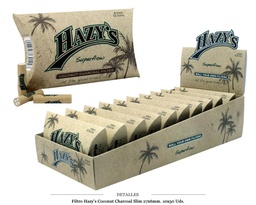 [113.00521] FILTRO HAZY'S COCONUT CHARCOAL 6MM F50 10 UDS