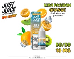 [110.84904] E-LIQUID JUST JUICE BAR SALT KIWI PASSION FRUIT ORANGE 10MG 10ML