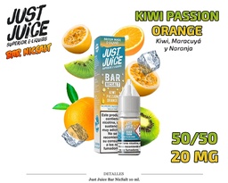 [110.85004] E-LIQUID JUST JUICE BAR SALT KIWI PASSION FRUIT ORANGE 20MG 10ML