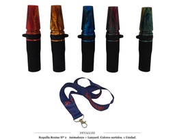 [124.76952] BOQUILLA RESINA ANIMALESYS+LANYARD 1UD Nº2