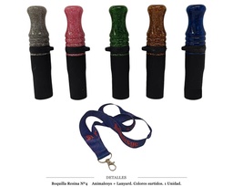 [124.76954] BOQUILLA RESINA ANIMALESYS+LANYARD 1UD Nº4