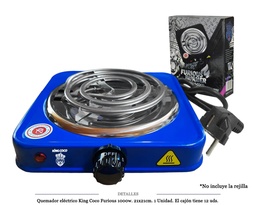 [124.75747] HORNILLO ELECTRICO KING COCO FURIOUS AZUL 1000W