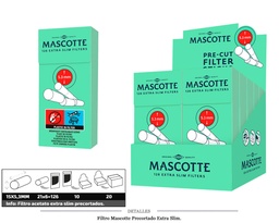 [113.09401] FILTRO MASCOTTE PRE CUT 5,3MM 21 STICKS 10X126 UDS