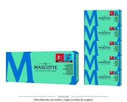 [113.216] TUBOS MASCOTTE 200 CARBON 5X200 10 PACKS