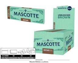 [115.822] MASCOTTE MEDIUM 1.1/4 BROWN 50 UDS