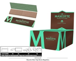 [115.841] MASCOTTE SLIM+TIPS BROWN MAGNETICO 26 UDS