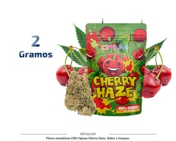 [110.422] FLORES AROMATICAS CBD OPIUM CHERRY HAZE 2G