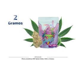 [110.423] FLORES AROMATICAS CBD OPIUM GELATO 2G