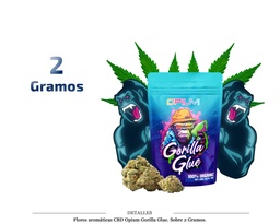[110.424] FLORES AROMATICAS CBD OPIUM GORILLA GLUE 2G