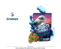 [110.447] FLORES AROMATICAS CBD OPIUM SOUR TSUNAMI 5G