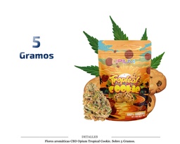 [110.448] FLORES AROMATICAS CBD OPIUM TROPICAL COOKIES 5G
