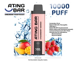 [111.94707] POD DES. ATING JUMBO VAPE STRAWBERRY MANGO 0MG 20ML