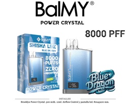 [111.98269] POD. DES. BALMY POWER CRYSTAL BLUE DRAGON SHISHA LINE 0MG 12ML