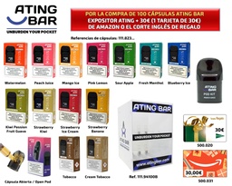 [00.01611] ATING BAR CAPSULAS + T. REGALO 30€