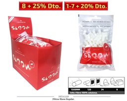 [113.045] FILTRO SLOOW REGULAR 8MM 34X120 UDS