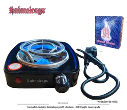 [124.75720] HORNILLO ELECTRICO ANIMALESYS NEGRO 500W