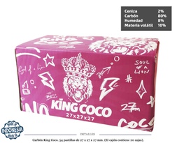 [124.75672] CARBON 1KG KING COCO 27 MM 54 UDS