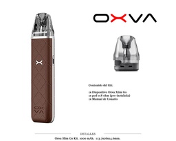 [111.07326] OXVA XLIM GO KIT DARK BROWN 1000 MAH