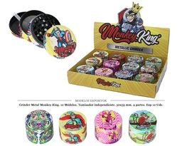 [125.15409] GRINDER MONKEY KING MET I.T.IND. 50X35MM 4P 12 UDS